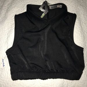 Black crop top